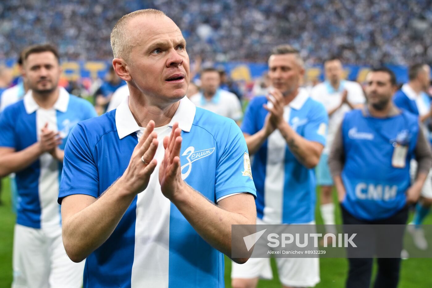 Russia Soccer Zenit Centenary Legends Match