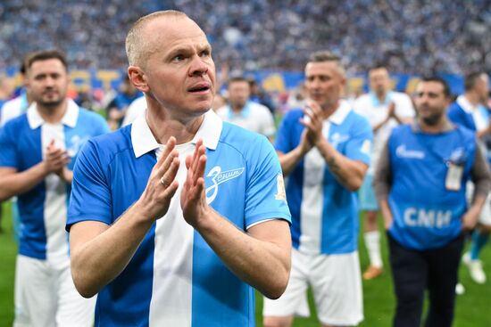 Russia Soccer Zenit Centenary Legends Match