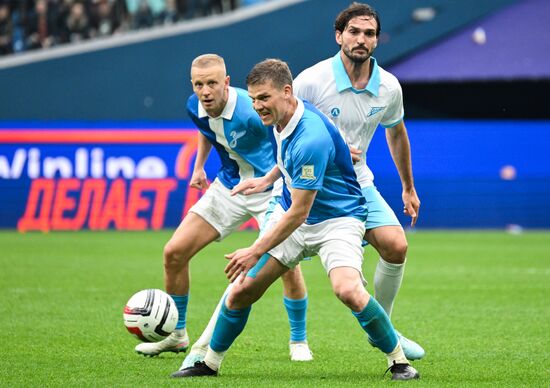 Russia Soccer Zenit Centenary Legends Match