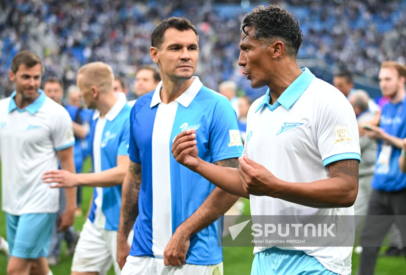 Russia Soccer Zenit Centenary Legends Match