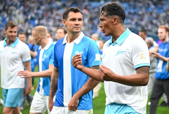 Russia Soccer Zenit Centenary Legends Match