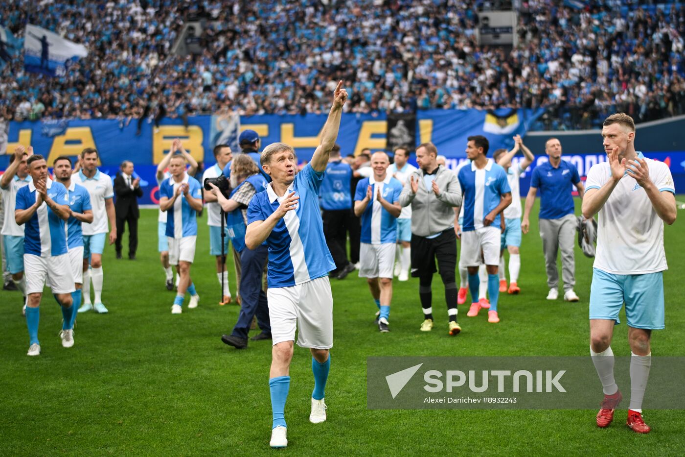 Russia Soccer Zenit Centenary Legends Match