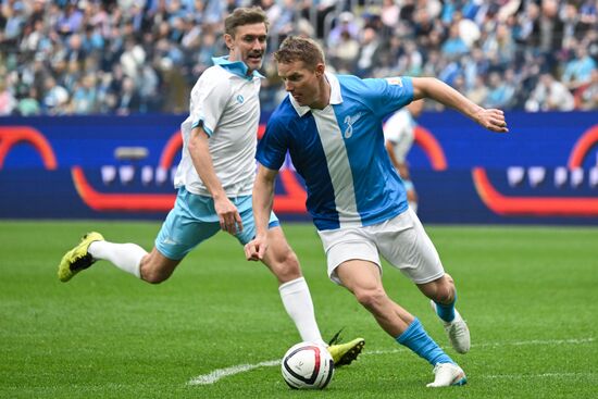 Russia Soccer Zenit Centenary Legends Match