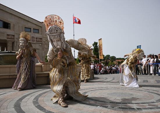 Russia Crimea Historical Carnival Show