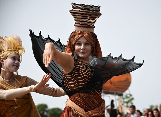 Russia Crimea Historical Carnival Show