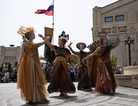 Russia Crimea Historical Carnival Show