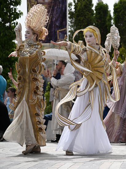 Russia Crimea Historical Carnival Show
