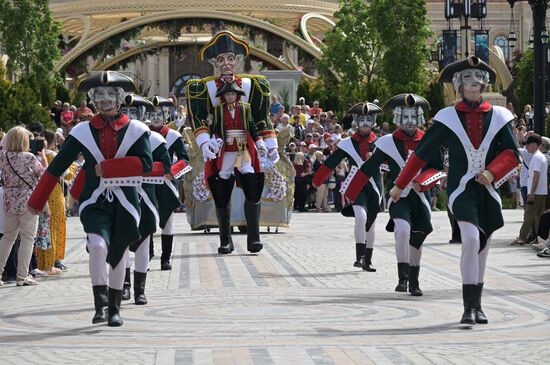 Russia Crimea Historical Carnival Show