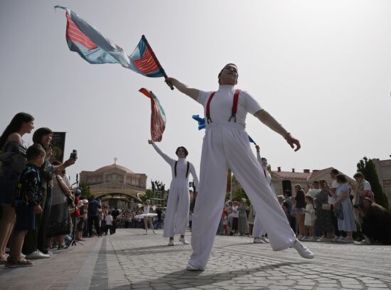 Russia Crimea Historical Carnival Show
