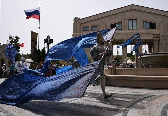 Russia Crimea Historical Carnival Show