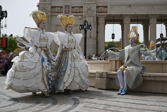 Russia Crimea Historical Carnival Show