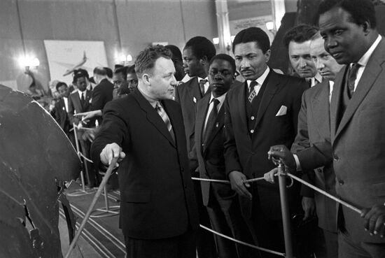 Delegation of Ghanian Legislative Assembly's visits USSR