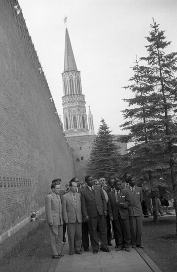 Delegation of Ghanian Legislative Assembly's visits USSR