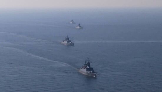 Russia Navy Baltic Fleet Drills