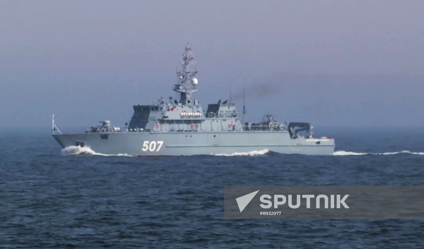 Russia Navy Baltic Fleet Drills