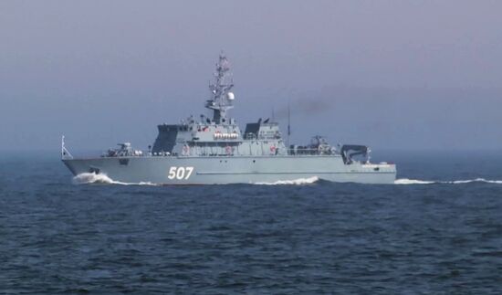 Russia Navy Baltic Fleet Drills
