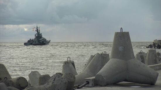 Russia Navy Baltic Fleet Drills