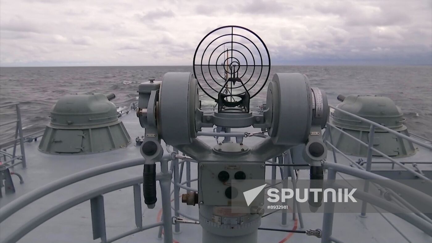Russia Navy Baltic Fleet Drills