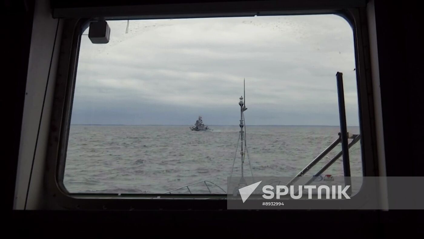 Russia Navy Baltic Fleet Drills