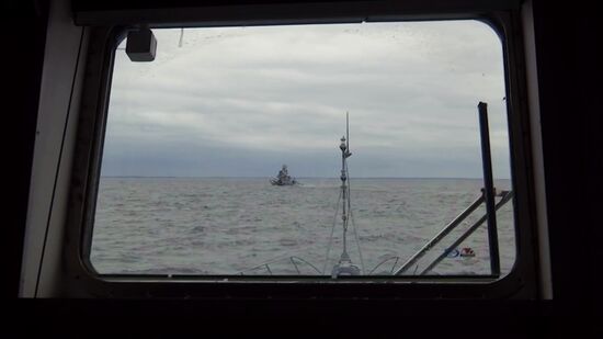 Russia Navy Baltic Fleet Drills