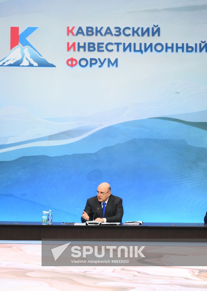 Russia Mishustin Caucasus Investment Forum