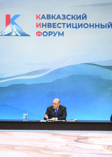 Russia Mishustin Caucasus Investment Forum