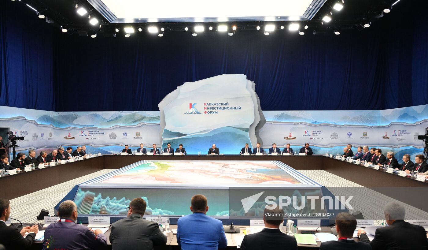 Russia Mishustin Caucasus Investment Forum