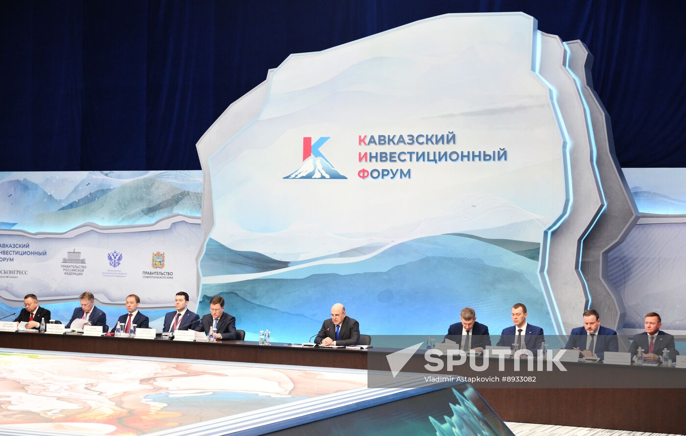 Russia Mishustin Caucasus Investment Forum
