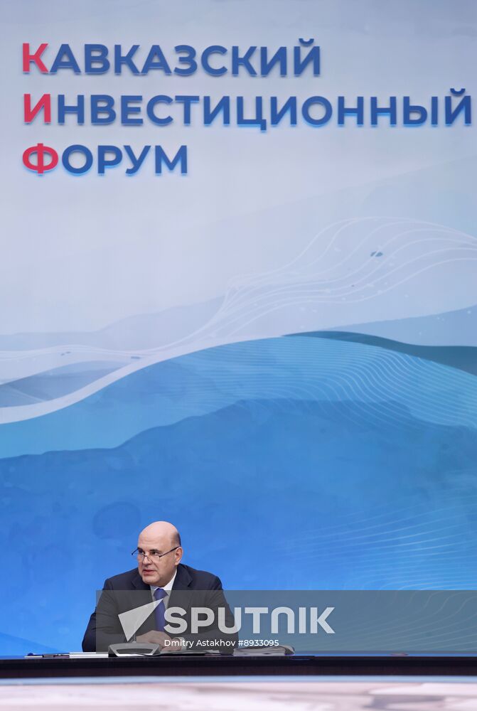 Russia Mishustin Caucasus Investment Forum