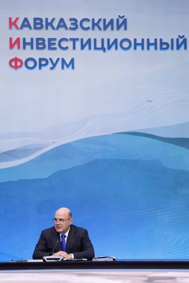 Russia Mishustin Caucasus Investment Forum