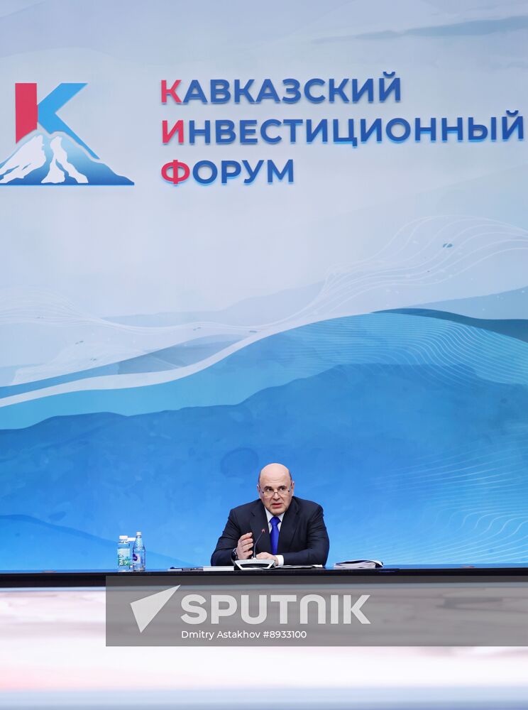 Russia Mishustin Caucasus Investment Forum