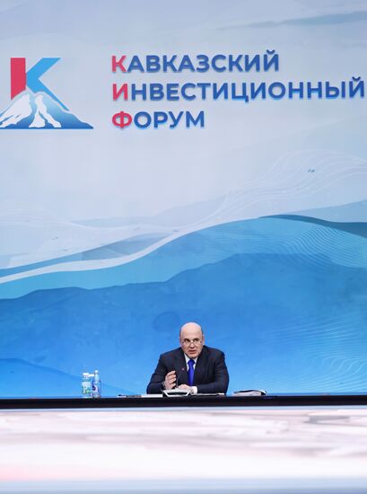 Russia Mishustin Caucasus Investment Forum