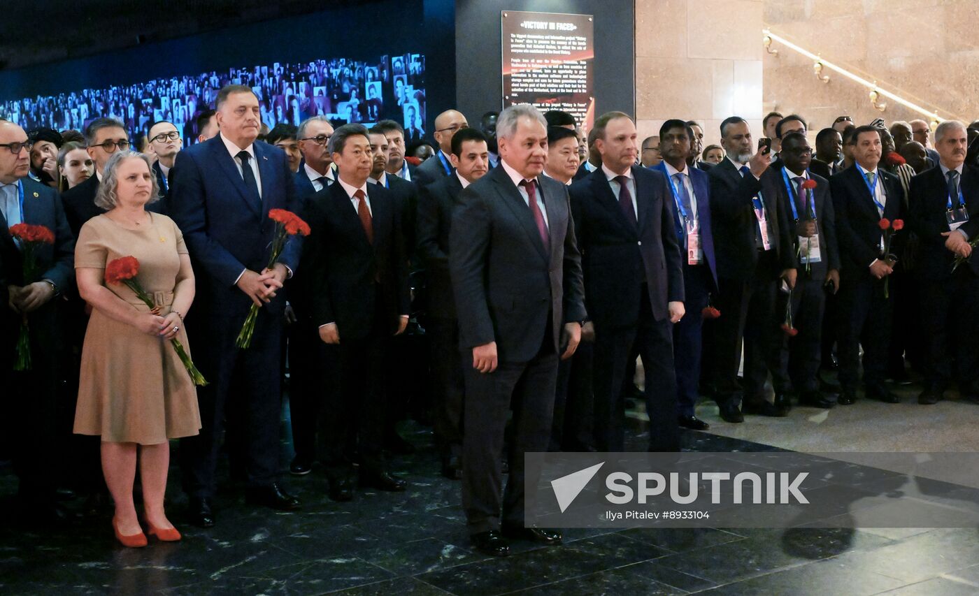 Russia International Security Meeting Wreath Laying