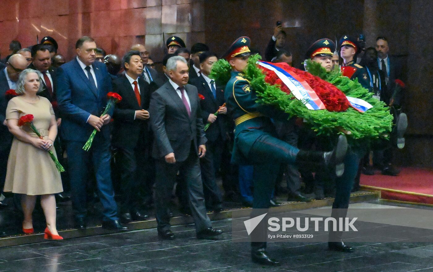Russia International Security Meeting Wreath Laying