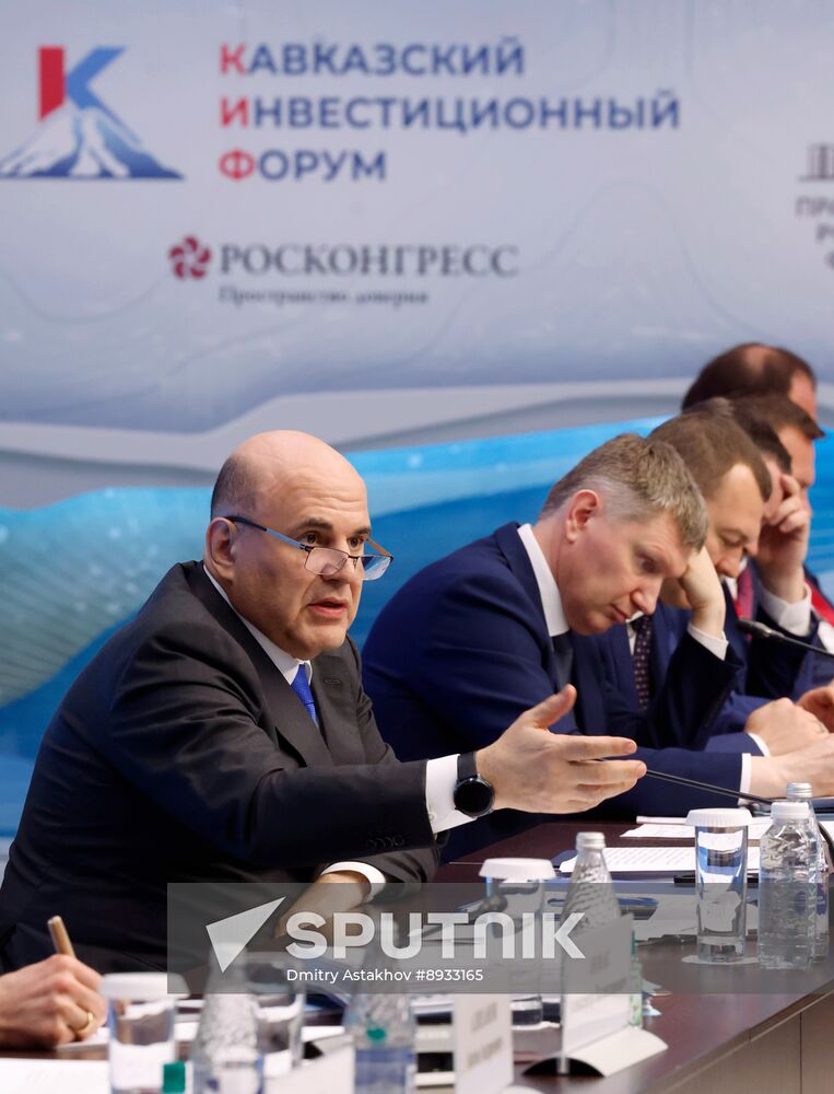 Russia Mishustin Caucasus Investment Forum