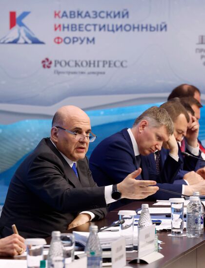 Russia Mishustin Caucasus Investment Forum