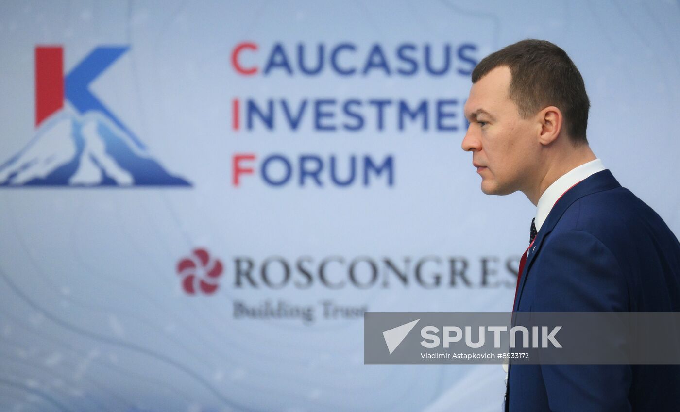 Russia Mishustin Caucasus Investment Forum