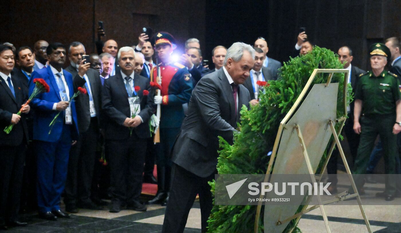 Russia International Security Meeting Wreath Laying