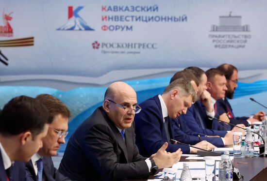 Russia Mishustin Caucasus Investment Forum