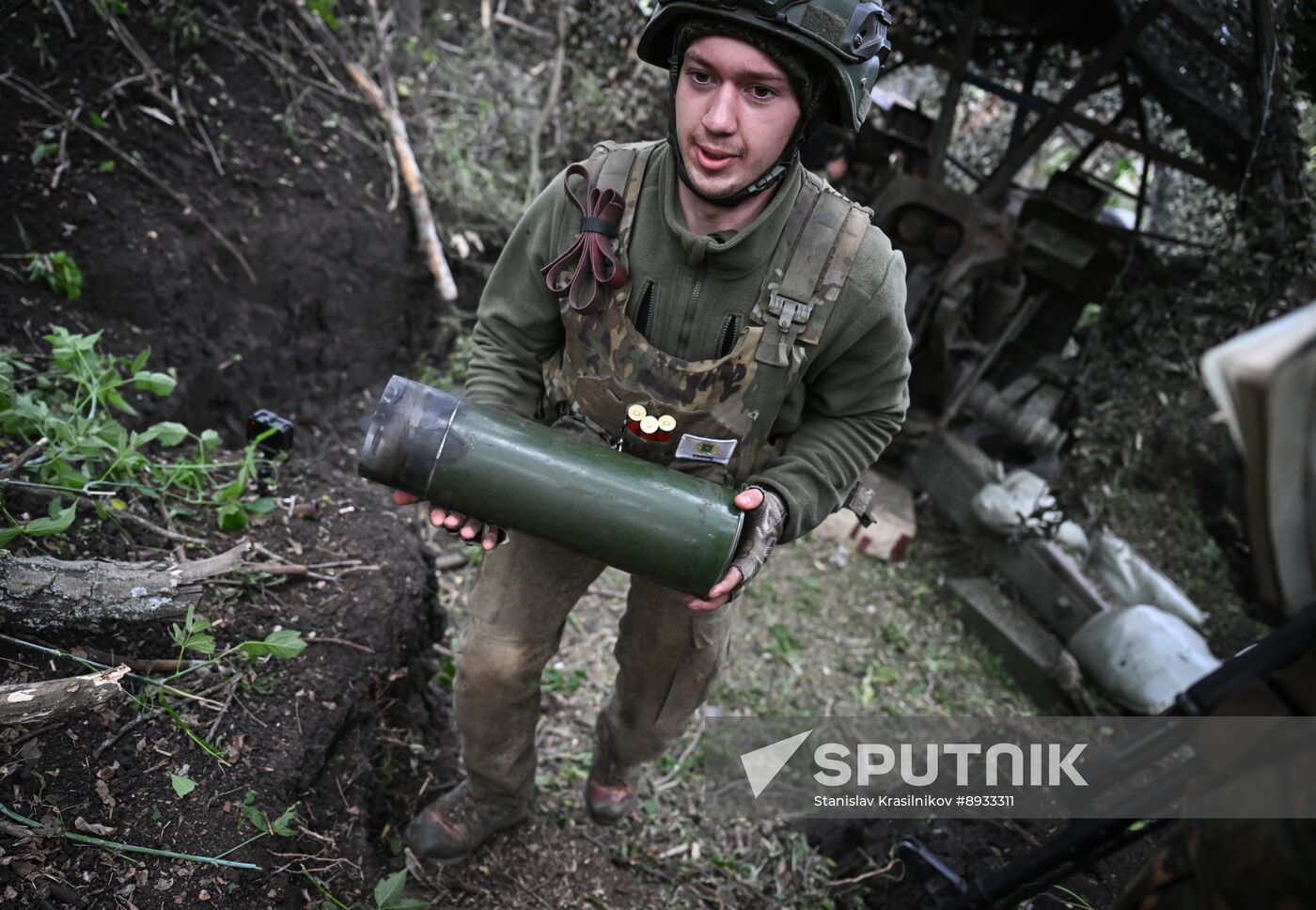 Russia Ukraine Military Operation Artillery Unit