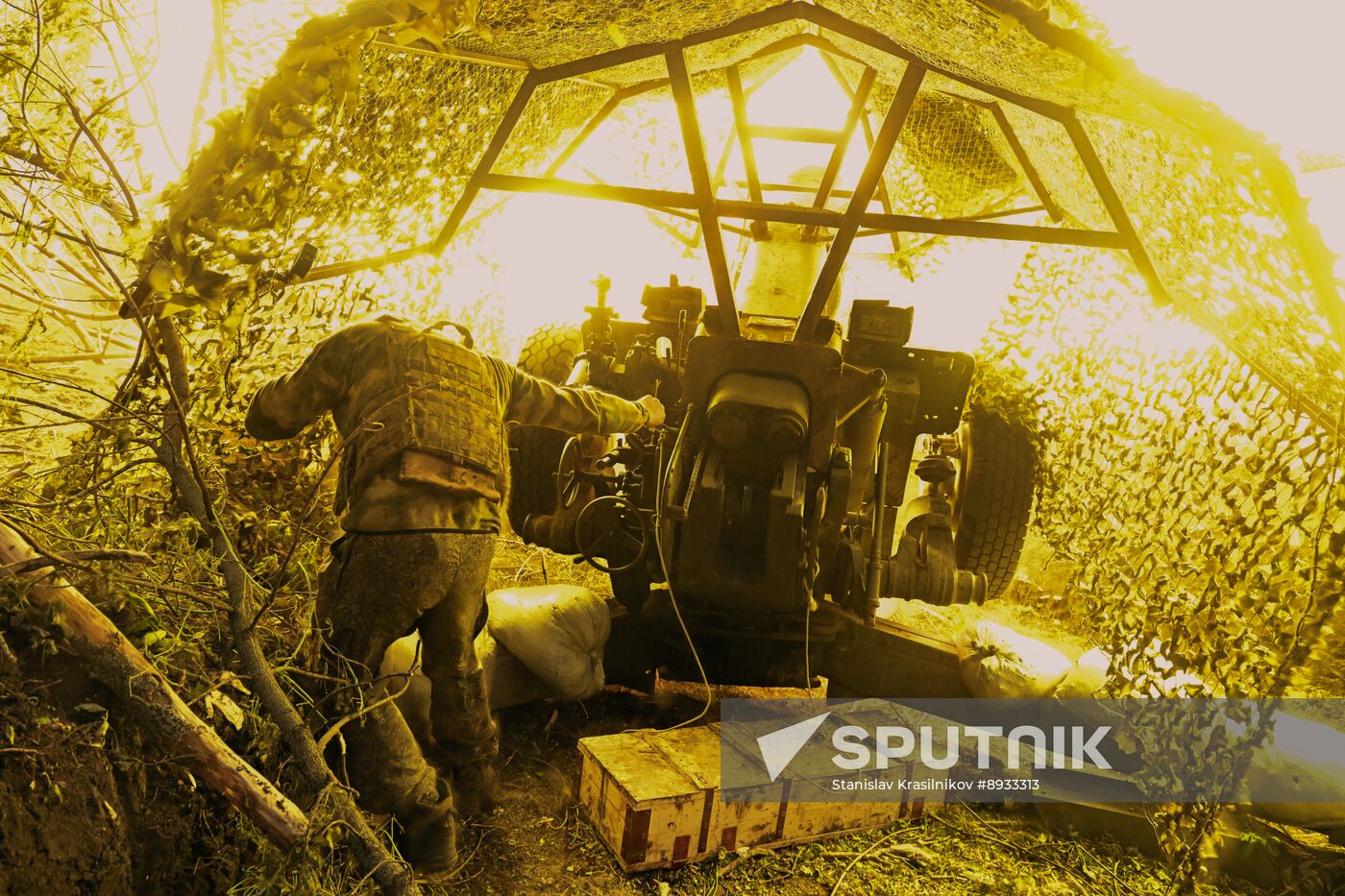 Russia Ukraine Military Operation Artillery Unit