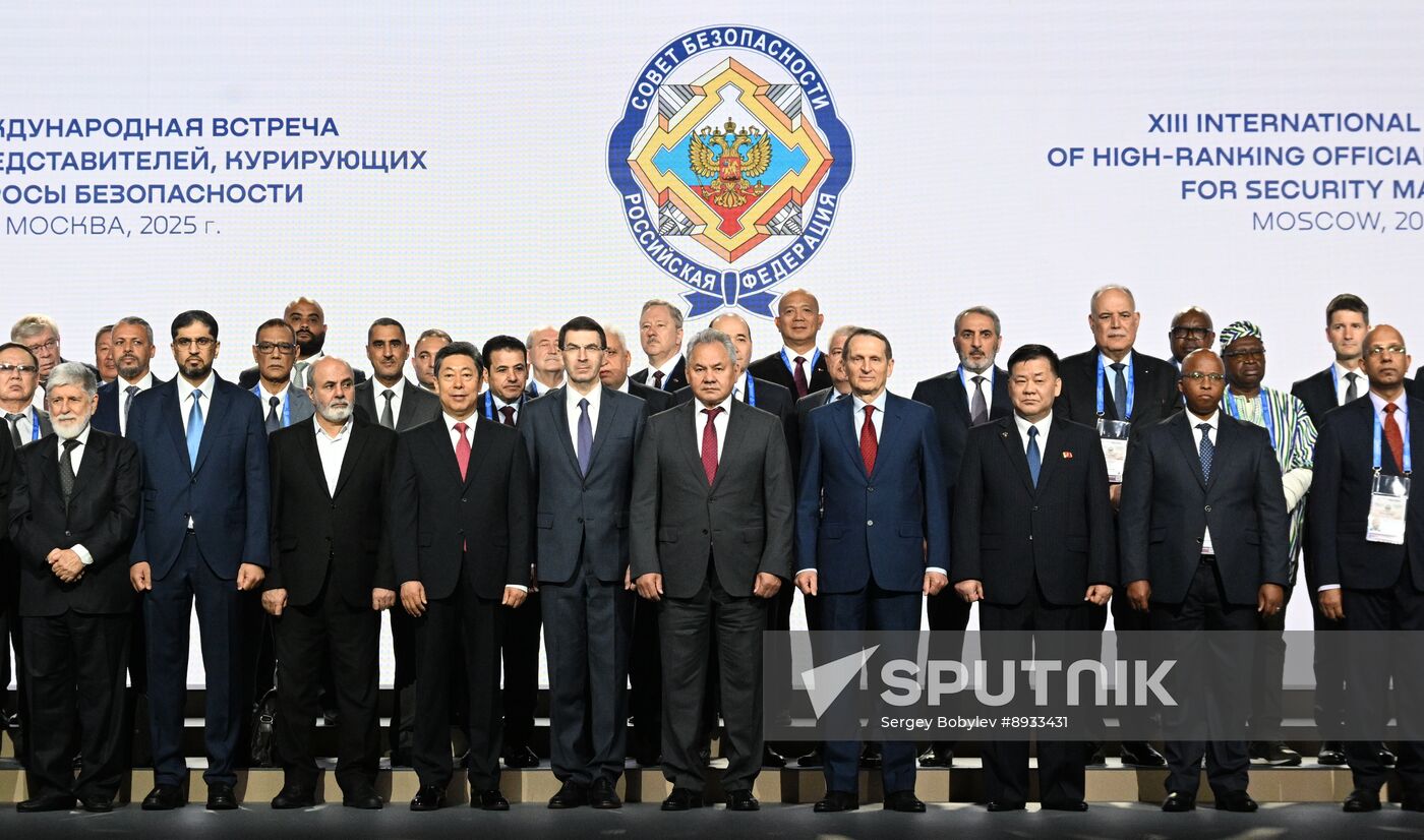 Russia International Security Meeting Photo Opportunity