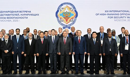 Russia International Security Meeting Photo Opportunity