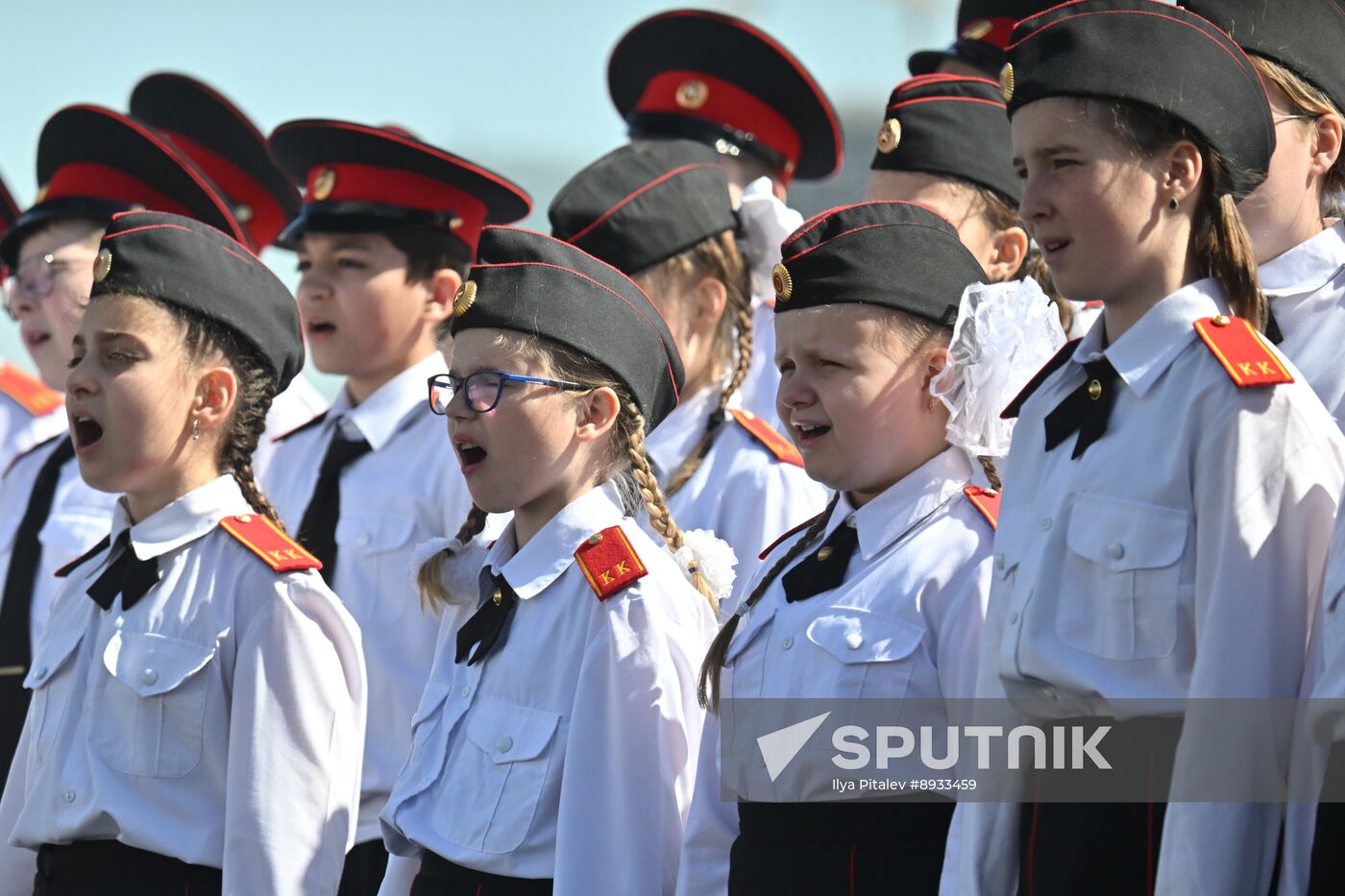 Russia Moscow Cadets Parade