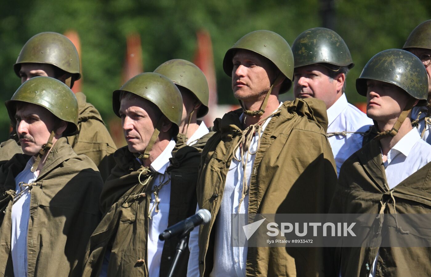 Russia Moscow Cadets Parade