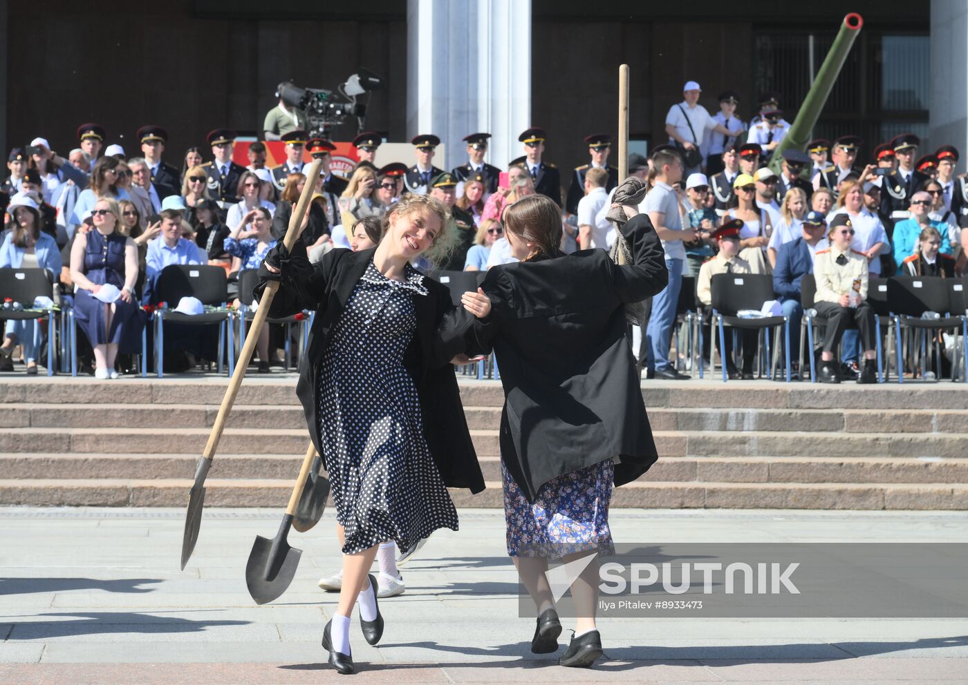Russia Moscow Cadets Parade
