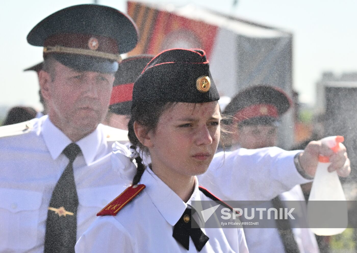 Russia Moscow Cadets Parade