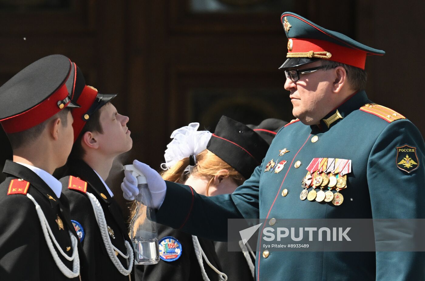 Russia Moscow Cadets Parade