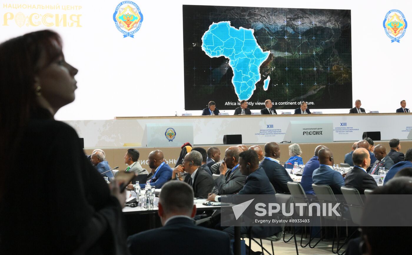 Russia International Security Meeting Opening