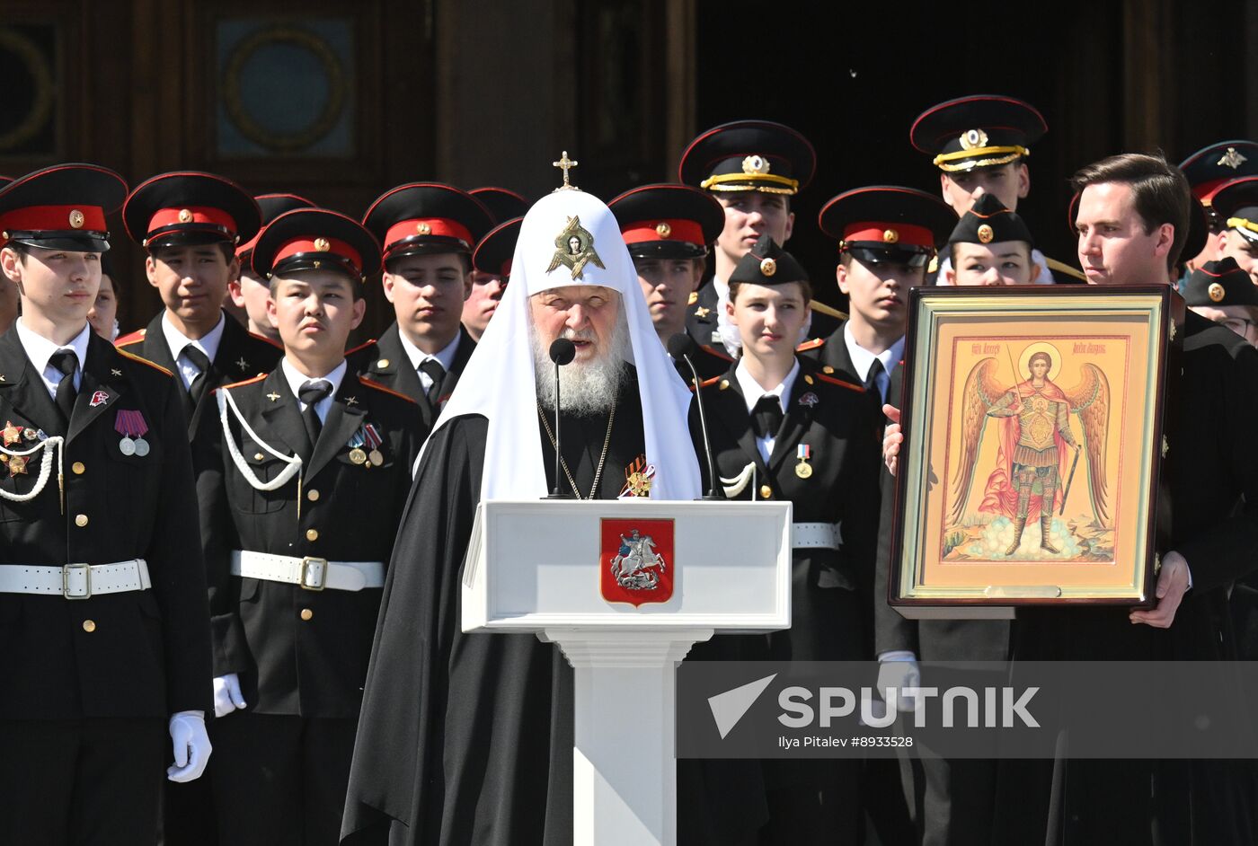 Russia Moscow Cadets Parade